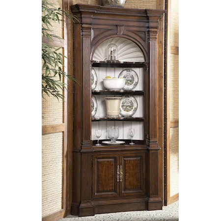 Warwick Corver Cabinet with Carved Shell Backpanel